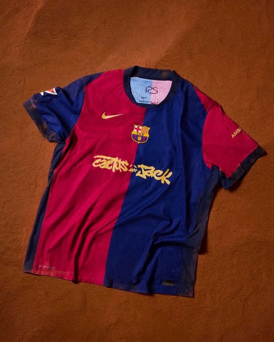 Travis Scott x FC Barcelona エル・クラシコ用コラボユニフォームが