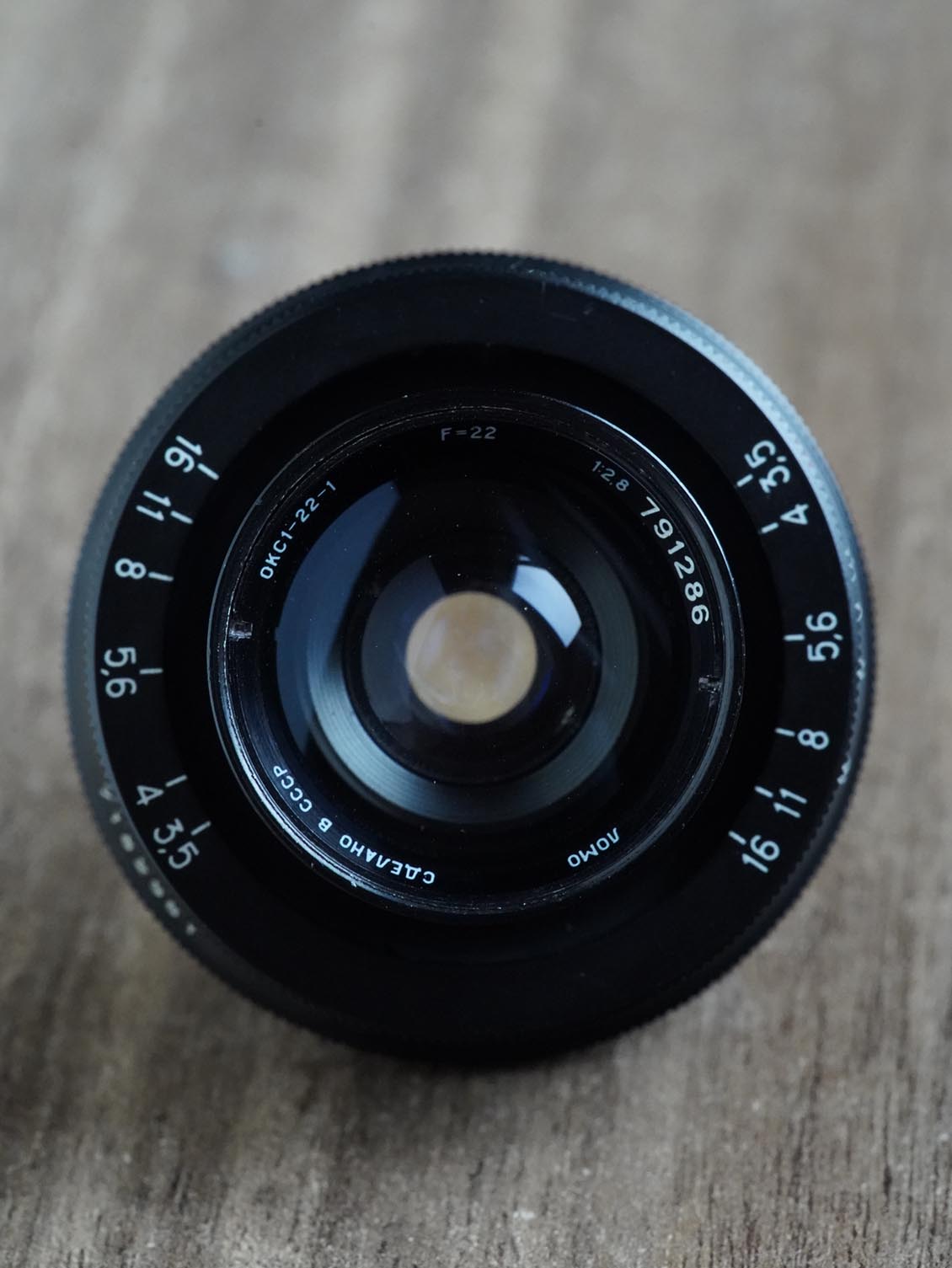 LOMO OKC1-22-1 22mm f/2.8-22 Macro №791286 M39 (Leica) APS-C