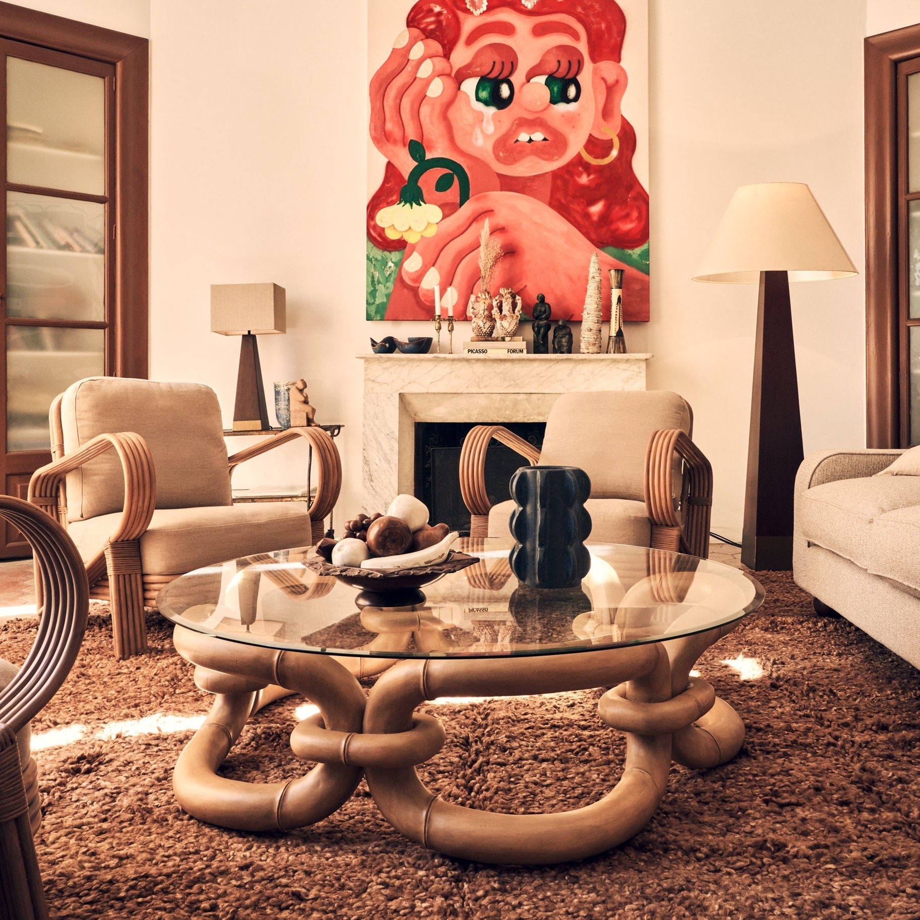 Bamboo Bracelet Sofa Table – Dusty Deco Us