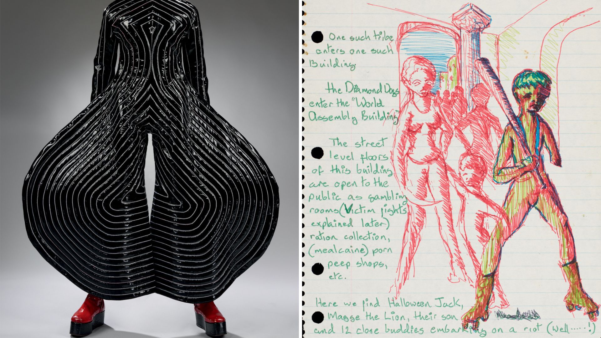 O fabuloso acervo pessoal do camaleão David Bowie vira atração de