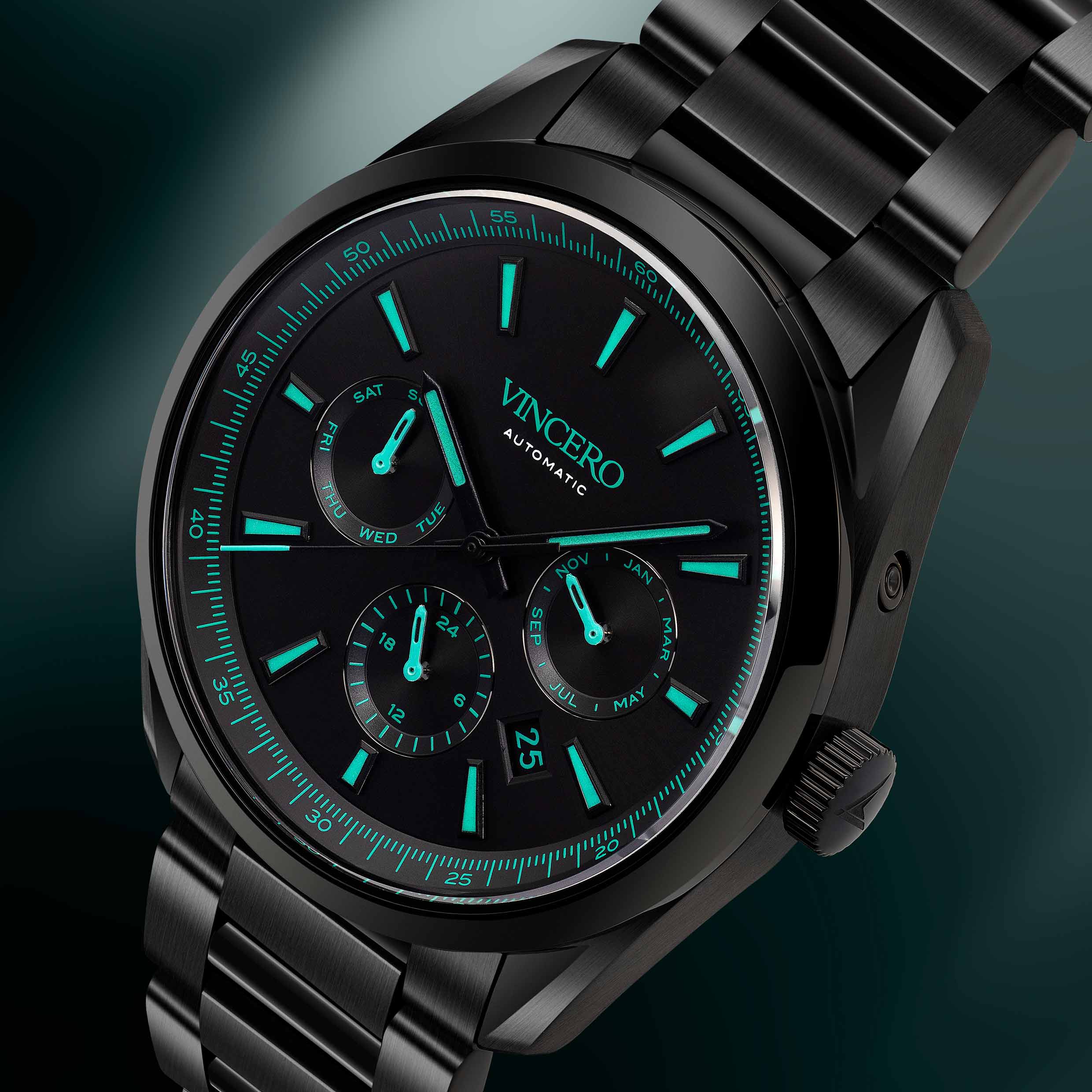 The Reserve Automatic - Emerald Abyss | Vincero Collective