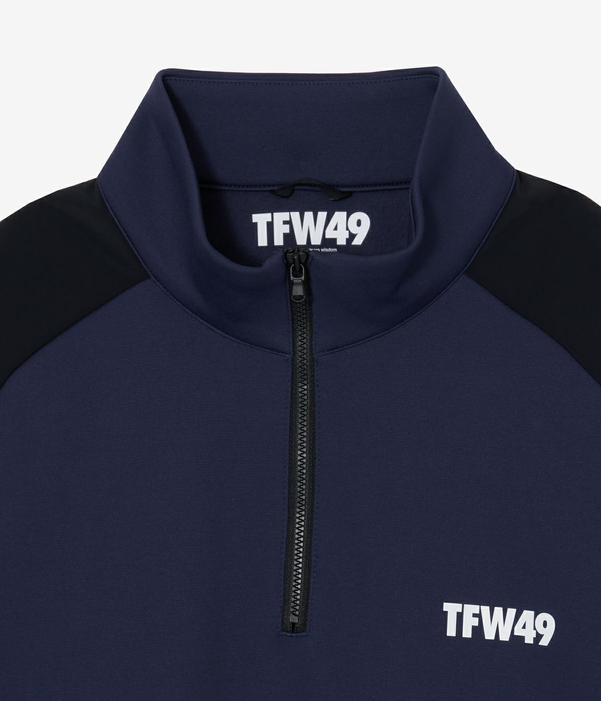 TFW49 - COMBINATION HALF ZIP | トレーナー | ネイビー×ブラック