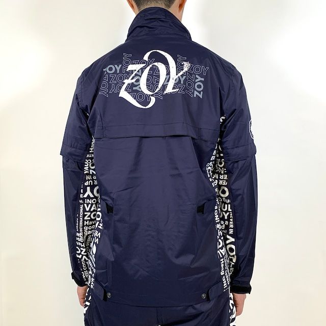 ZOY - コーティングタフタ レインウェア セット | ネイビー | メンズ