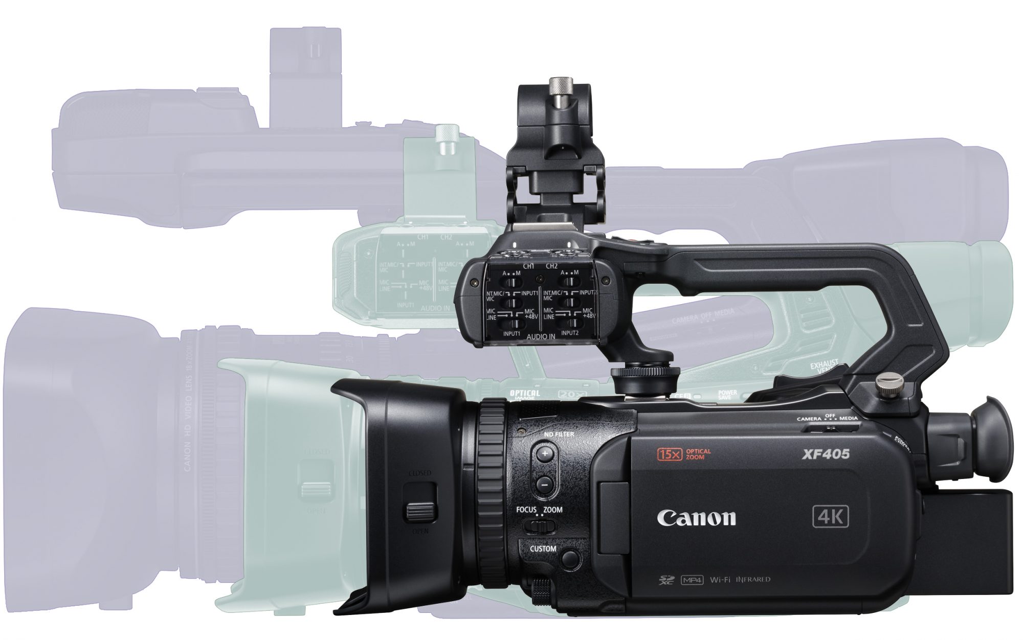 キヤノンが小型ハンドヘルドと家庭用それぞれに4K/60p対応機をリリース