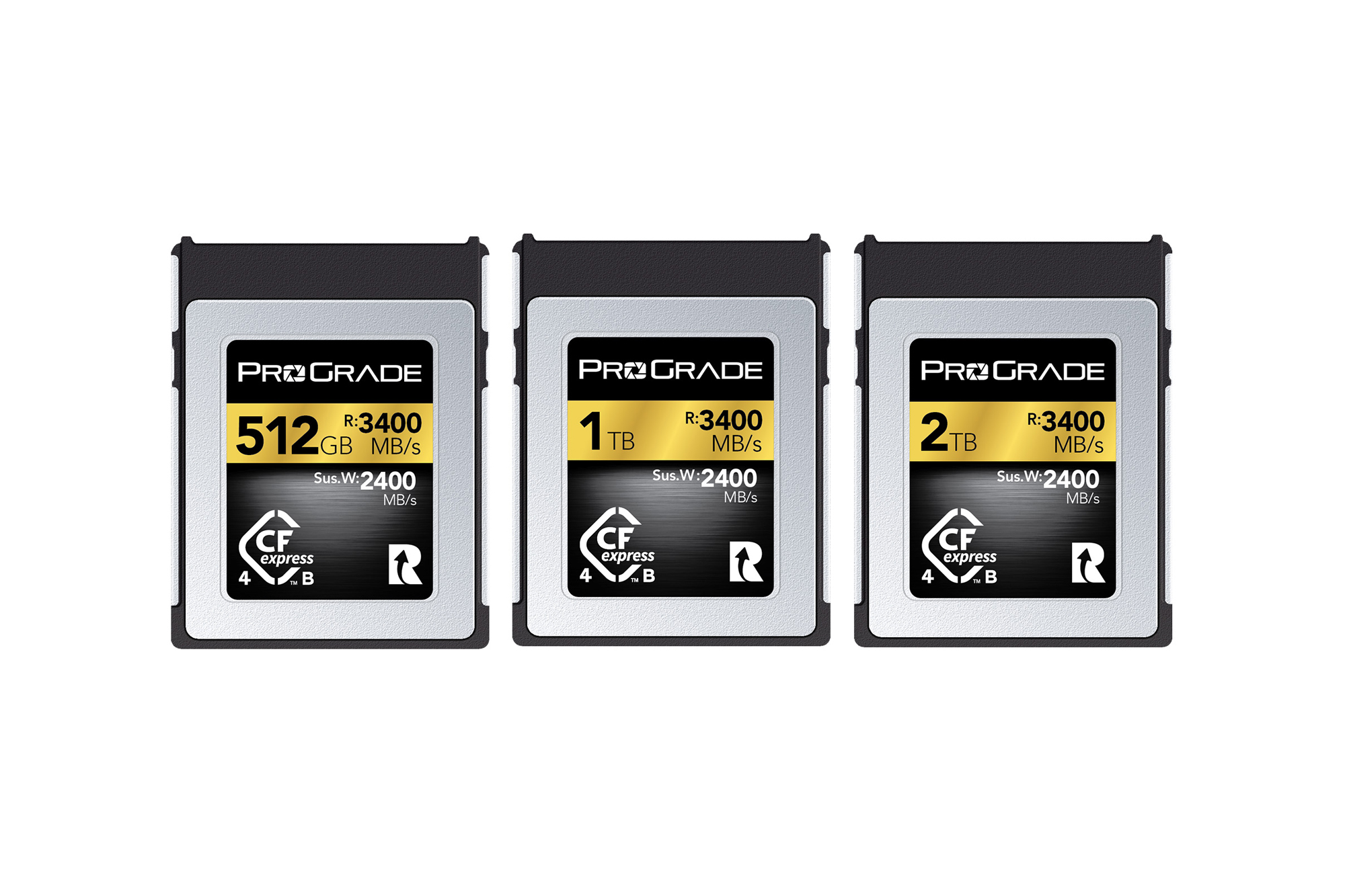 プログレードデジタル、CFexpress 4.0 Type BカードのGOLDシリーズ