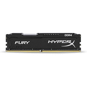 Kingston 16GB DDR4-2666 HyperX FURY Black (HX426C16FB/16