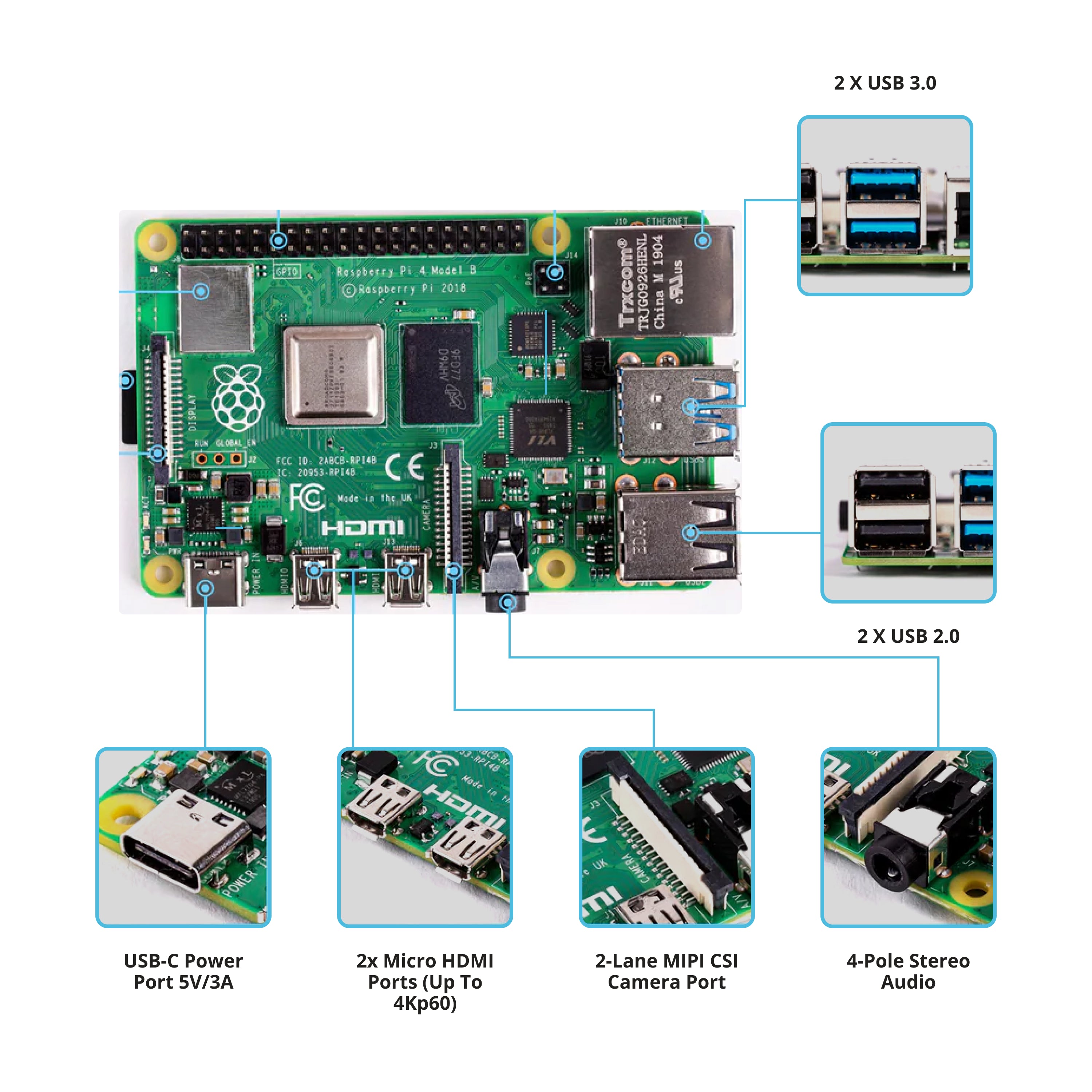 Raspberry Pi 4 Model B – Vilros.com