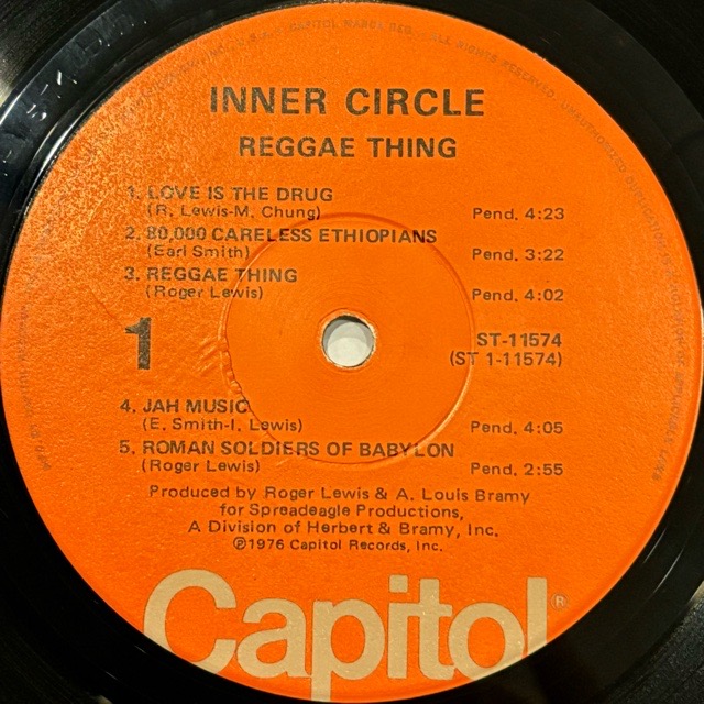 Inner Circle｜Reggae Thing (LP)｜レコード通販｜vivrantdiscstore
