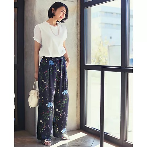 TICCAのフラワープリントパンツ【STANDARD BOOK 2024Summer】 | HAPPY