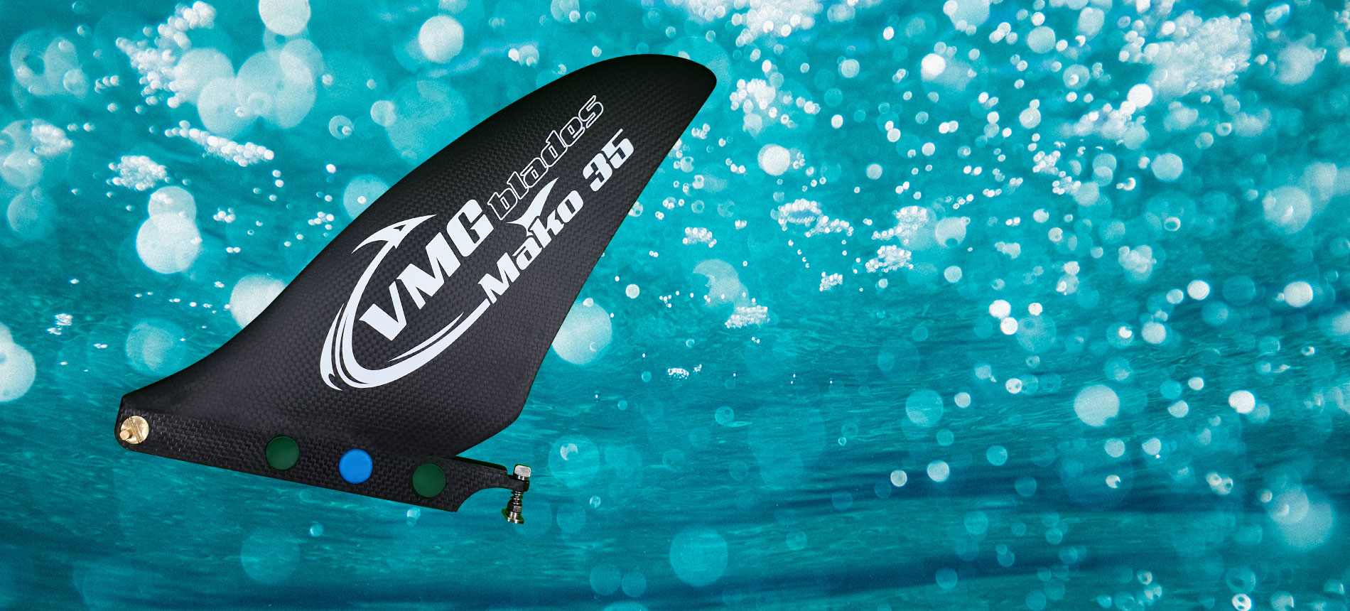 SUP Racing Fins by VMG blades - Custom Carbon Design