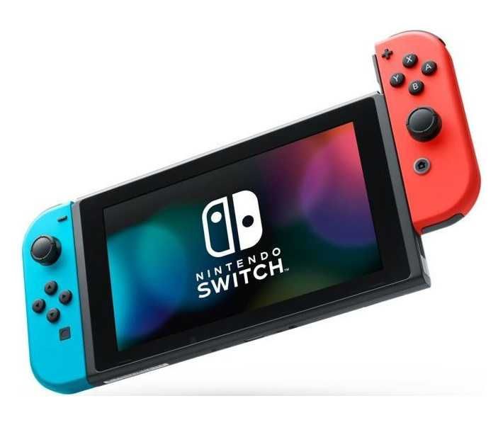 Портативная игровая приставка Nintendo Switch with Neon Blue and