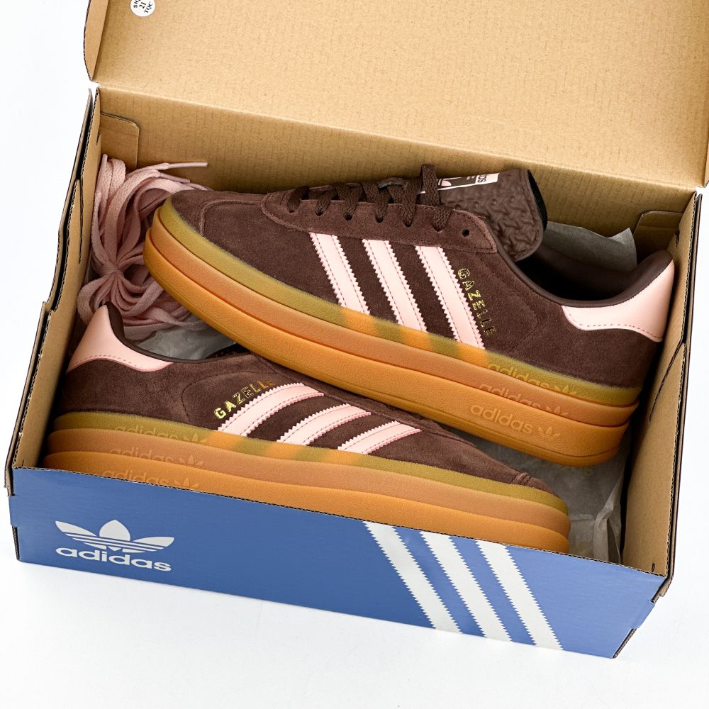 Кросівки жіночі 👟 Adidas Gazelle Bold Icey Pink Auburn (JI0326