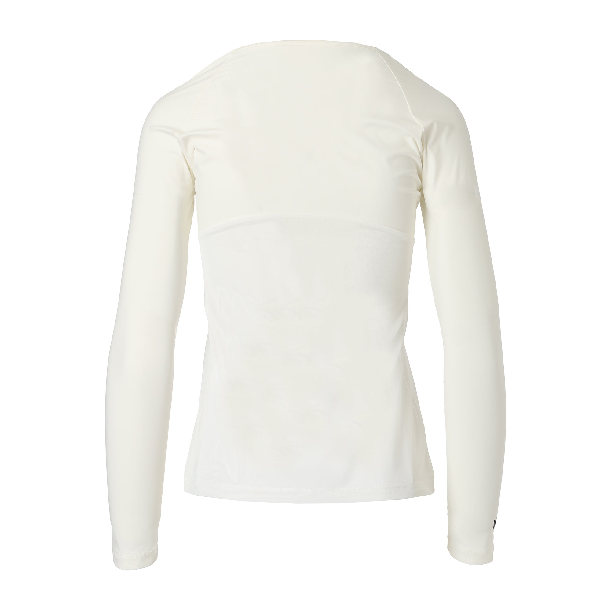 WOMEN ライトナイロンクルーネックインナー ホワイト