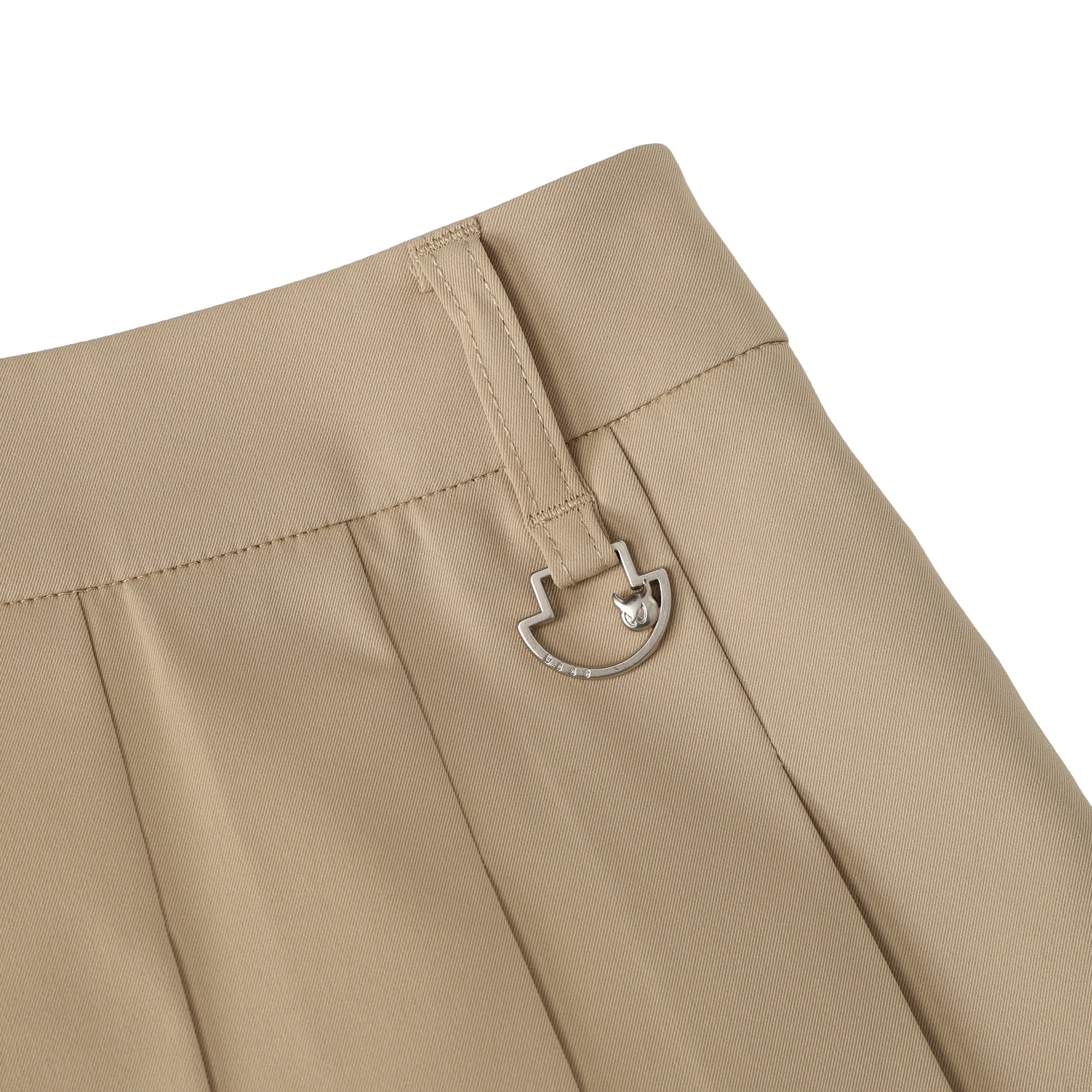 WOMEN プリーツスカートパンツ ブラック