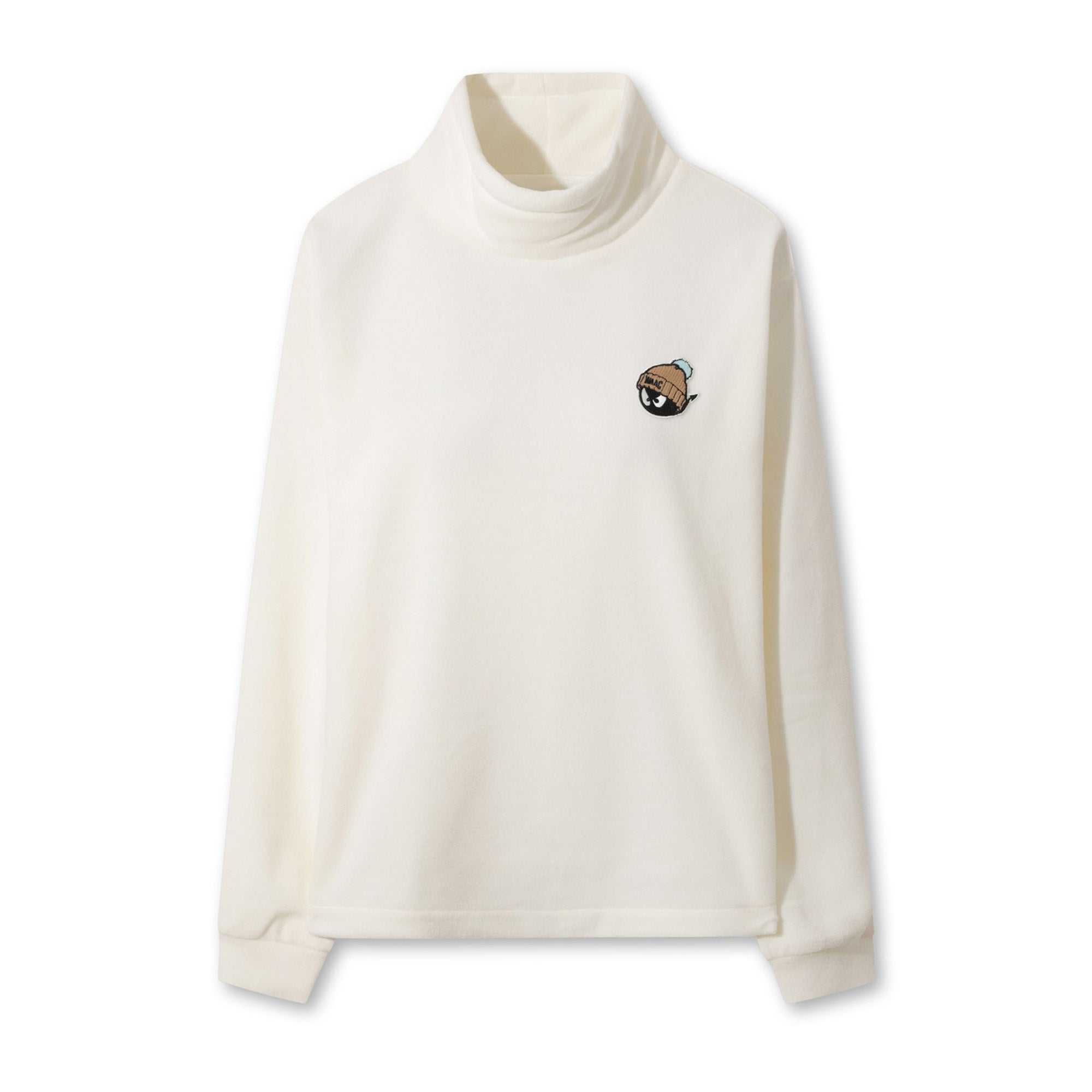 WOMEN BEANIE WAACKY フリースプルオーバー アイボリー