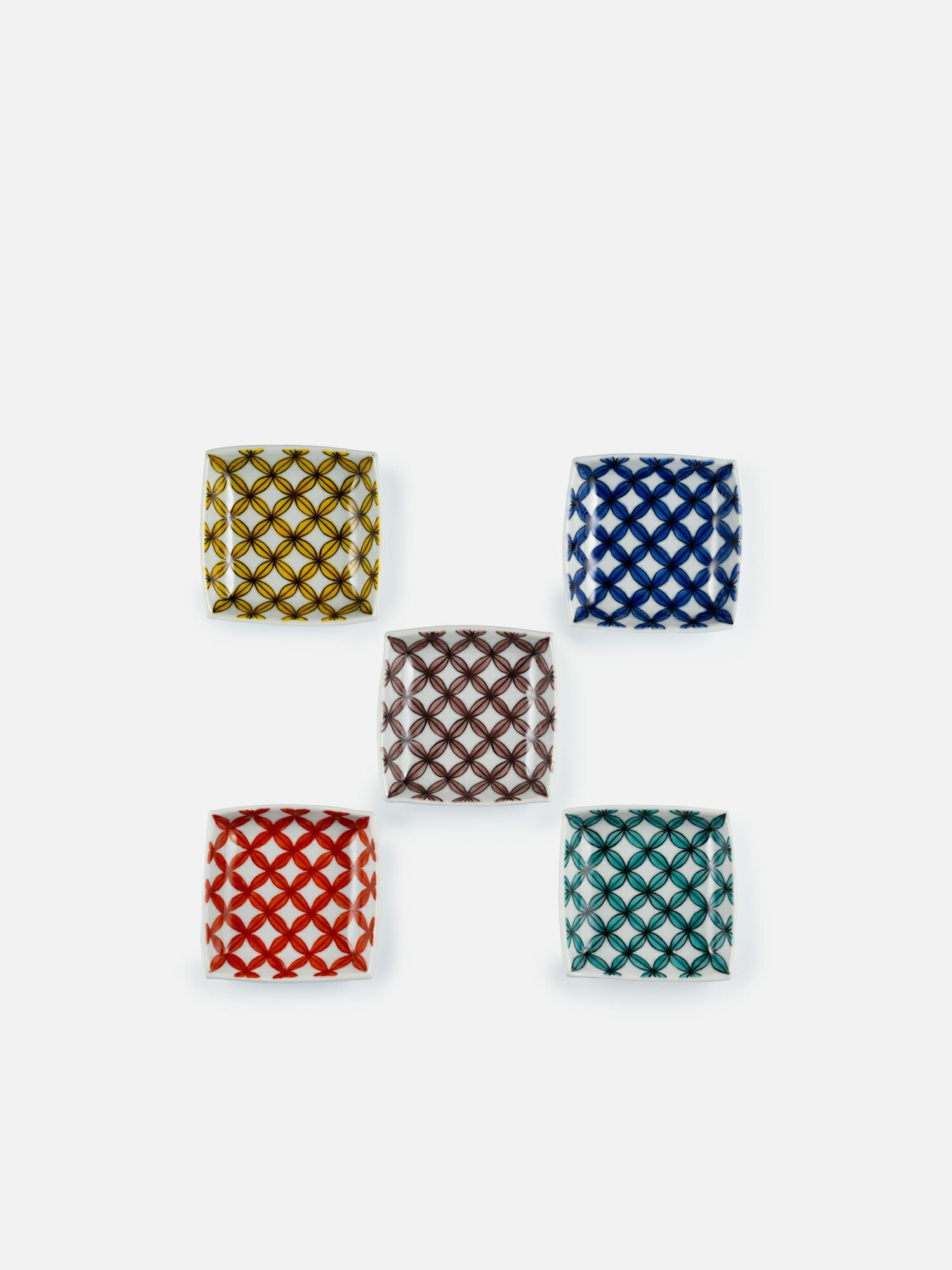 江戸切子 笹の葉に六角籠目文 ペアロックグラス |ダイニング | WAKO