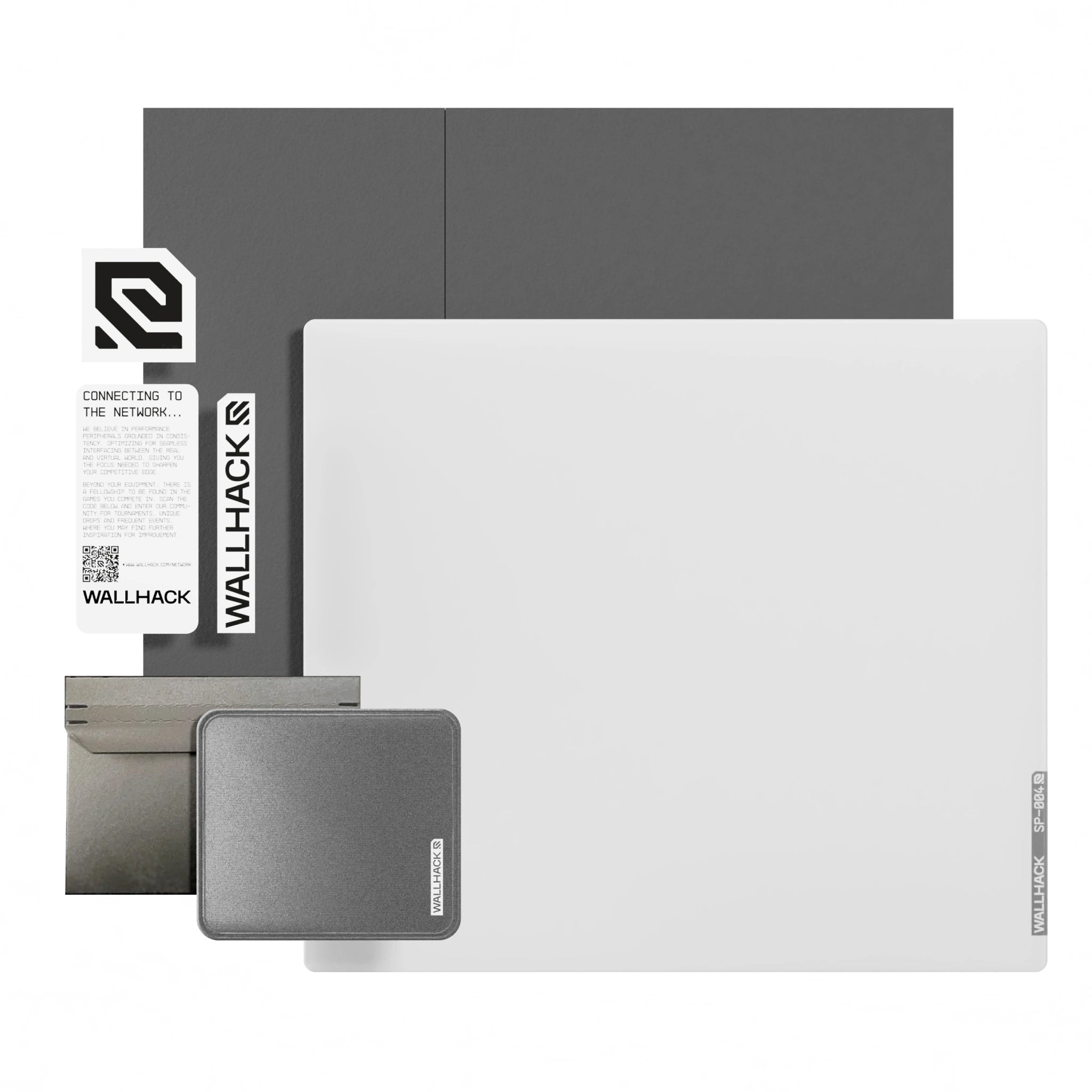 SP-004 White Glass Gaming Mousepad | Wallhack