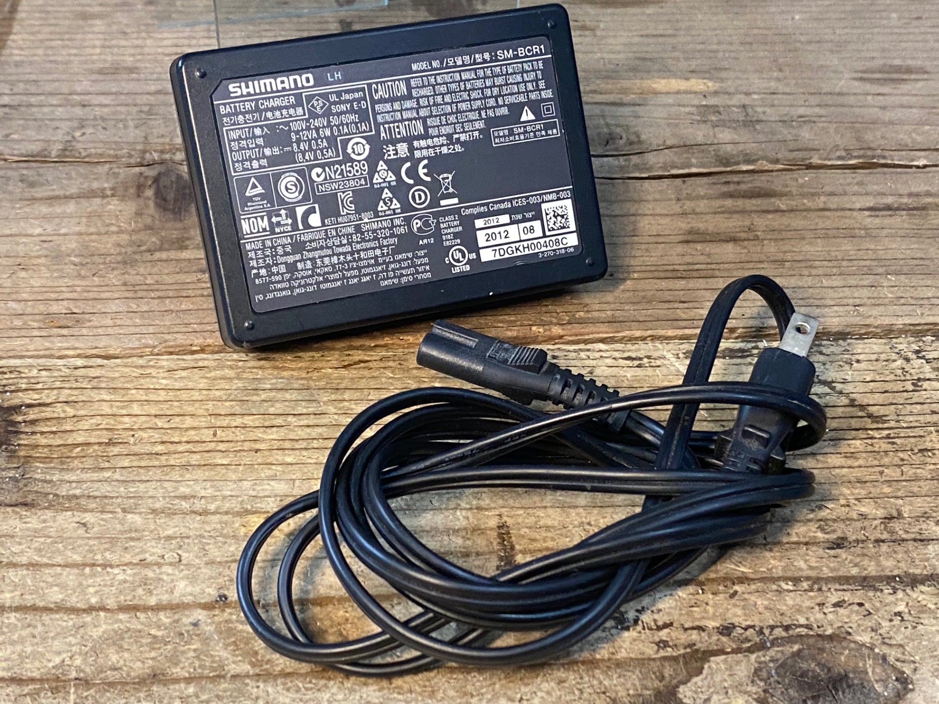 JW225 シマノ SHIMANO SM-BCR1 バッテリーチャージャー Di2 通電確認