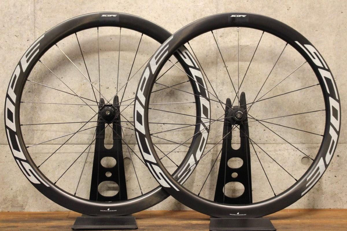 スコープ SCOPE R4 DISC カーボン チューブレスレディ ホイールセット