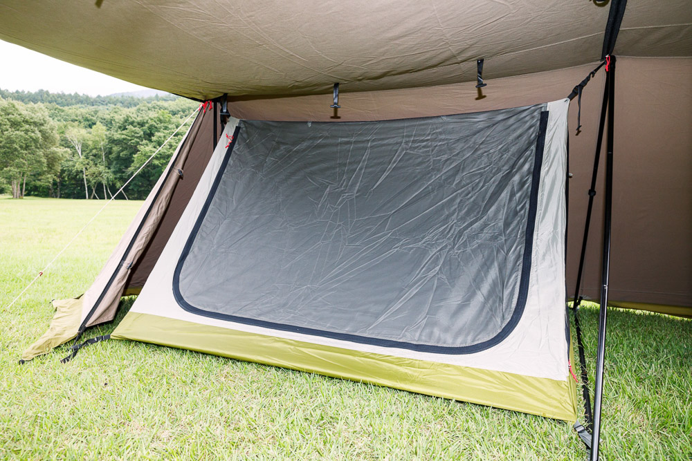 テンマクデザイン「炎幕シリーズ」の集大成！ 二分割フラップで