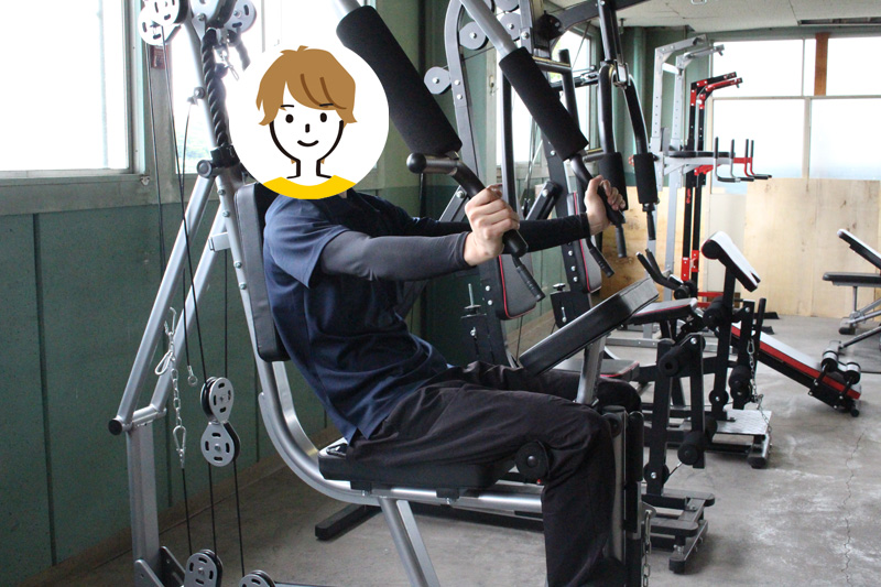 ライシン ～エクストラジム スタッフレビュー 自分の体重が重りになる