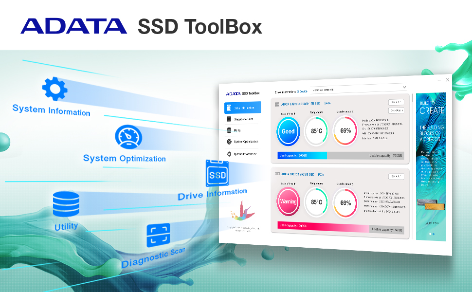 Premier SSD For Gamers PCIe Gen4x4 M.2 2280 ソリッドステート