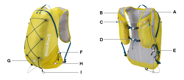 クロスランナーパック 15｜モンベル