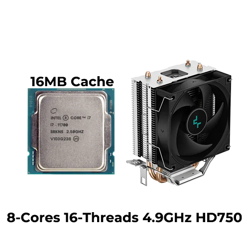 Intel Core i7 11700 (11th gen) with Deepcool Cooler - WIND NET