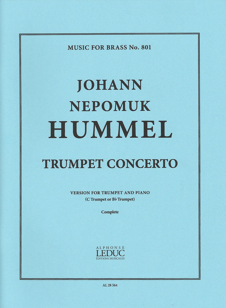 トランペット協奏曲 変ホ長調（トランペットソロ）／Trumpet Concerto