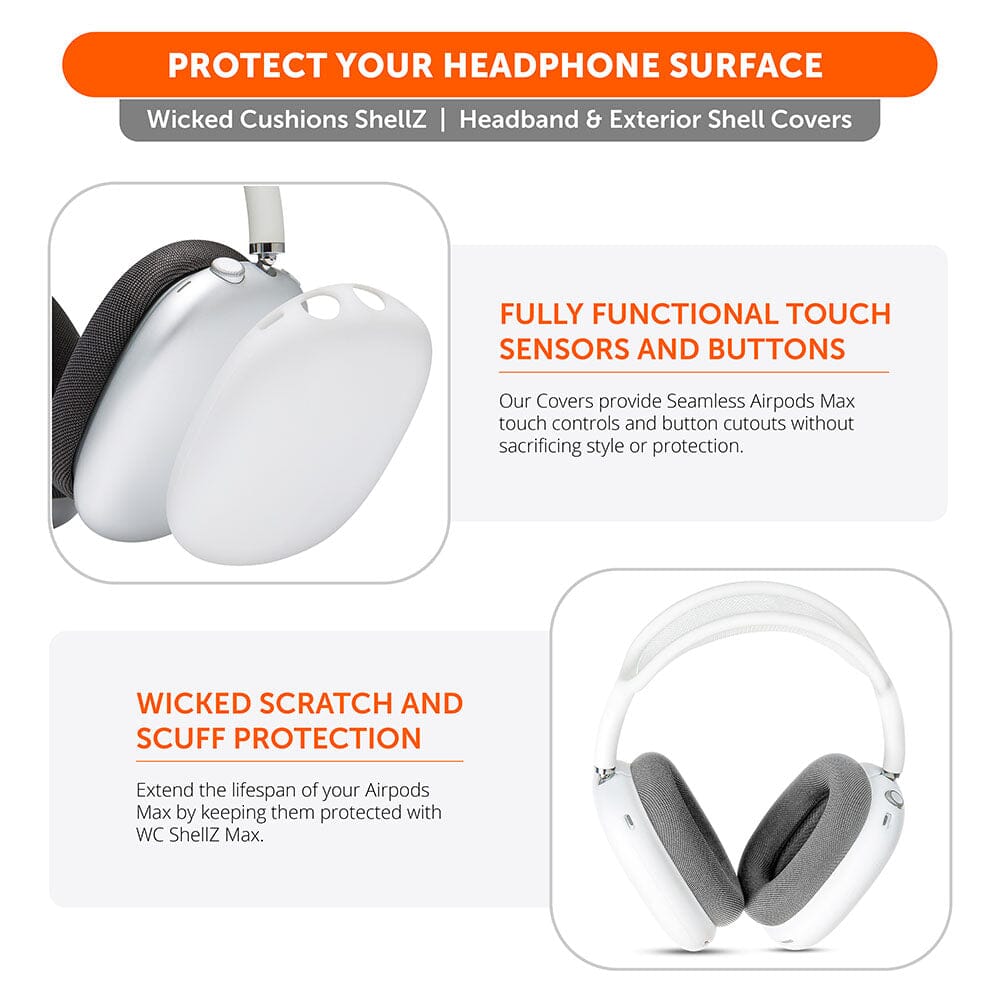 Airpods Max Protective Shell Covers - WC ShellZ AirPods Max