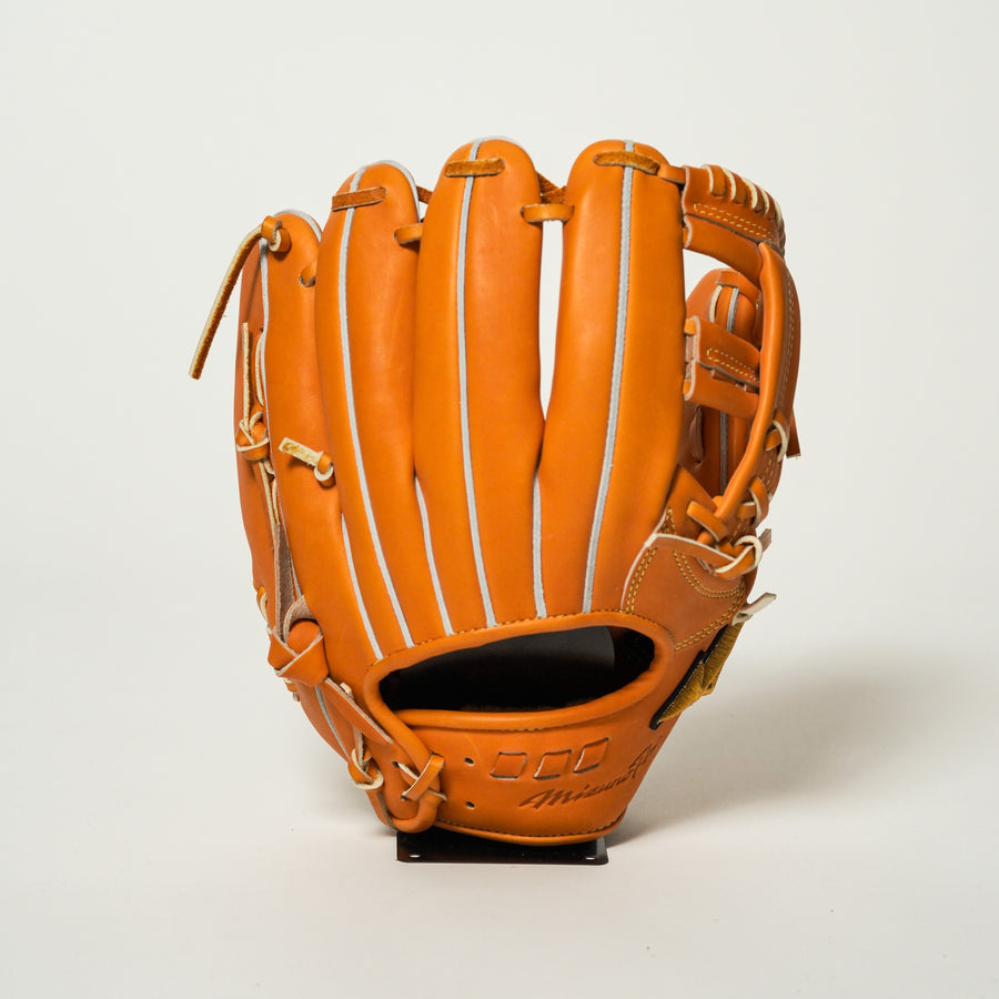 ミズノ】硬式グラブ/内野手用/送料無料/1AJGH22013/右投げ/オレンジ
