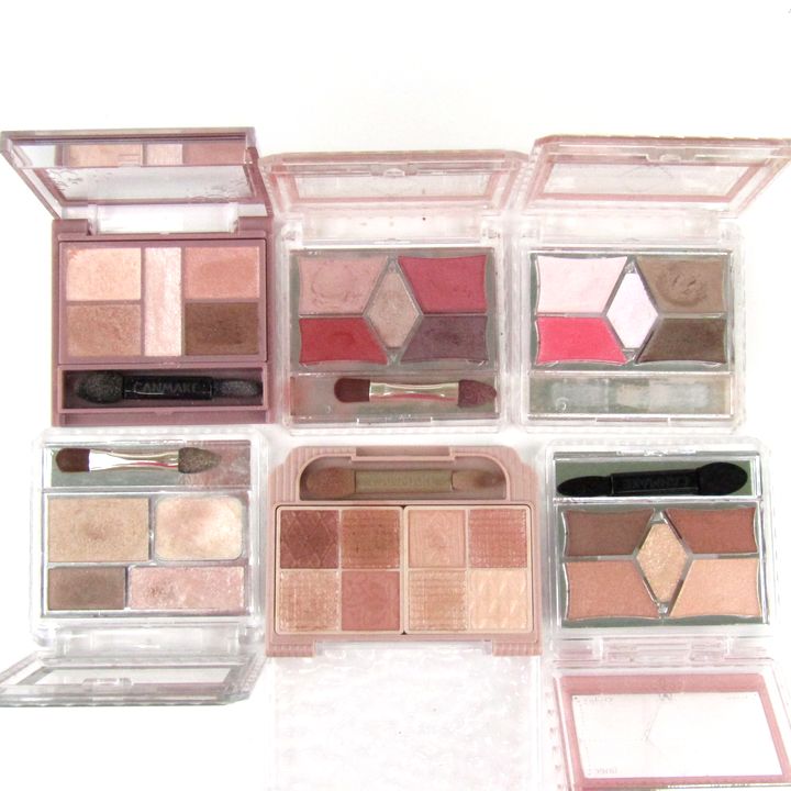 キャンメイク アイシャドウ プティパレットアイズ他 6点セット まとめ