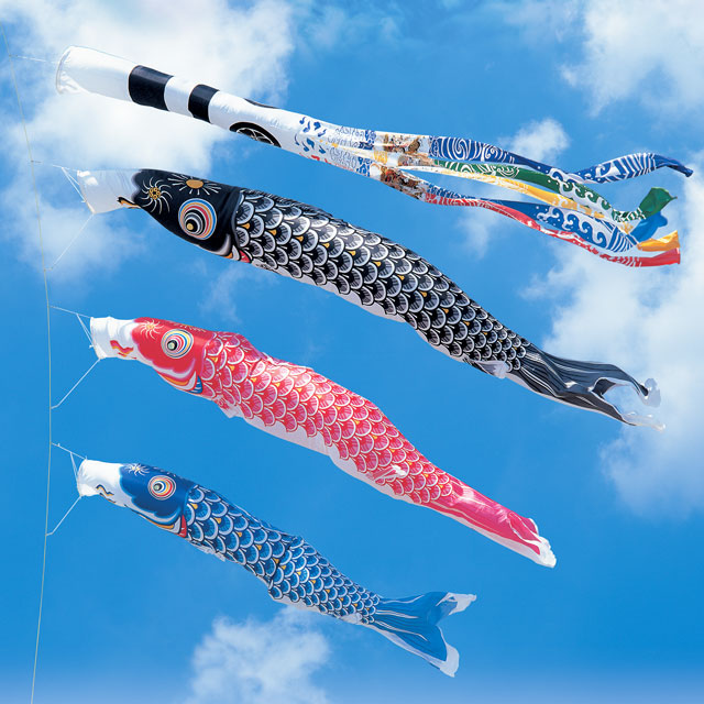 10m優輝鯉のぼり6点セット（ポールなし）が安い 東旭鯉のぼり ～広島市