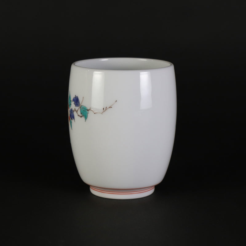 柿右衛門窯 錦牡丹鳥文湯呑 – ギャラリー一番館オンラインショップ