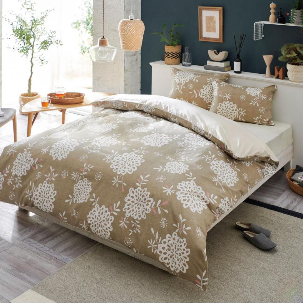 掛けふとんカバー シングルロング DU-121 BE | TWO-ONE STYLEネット