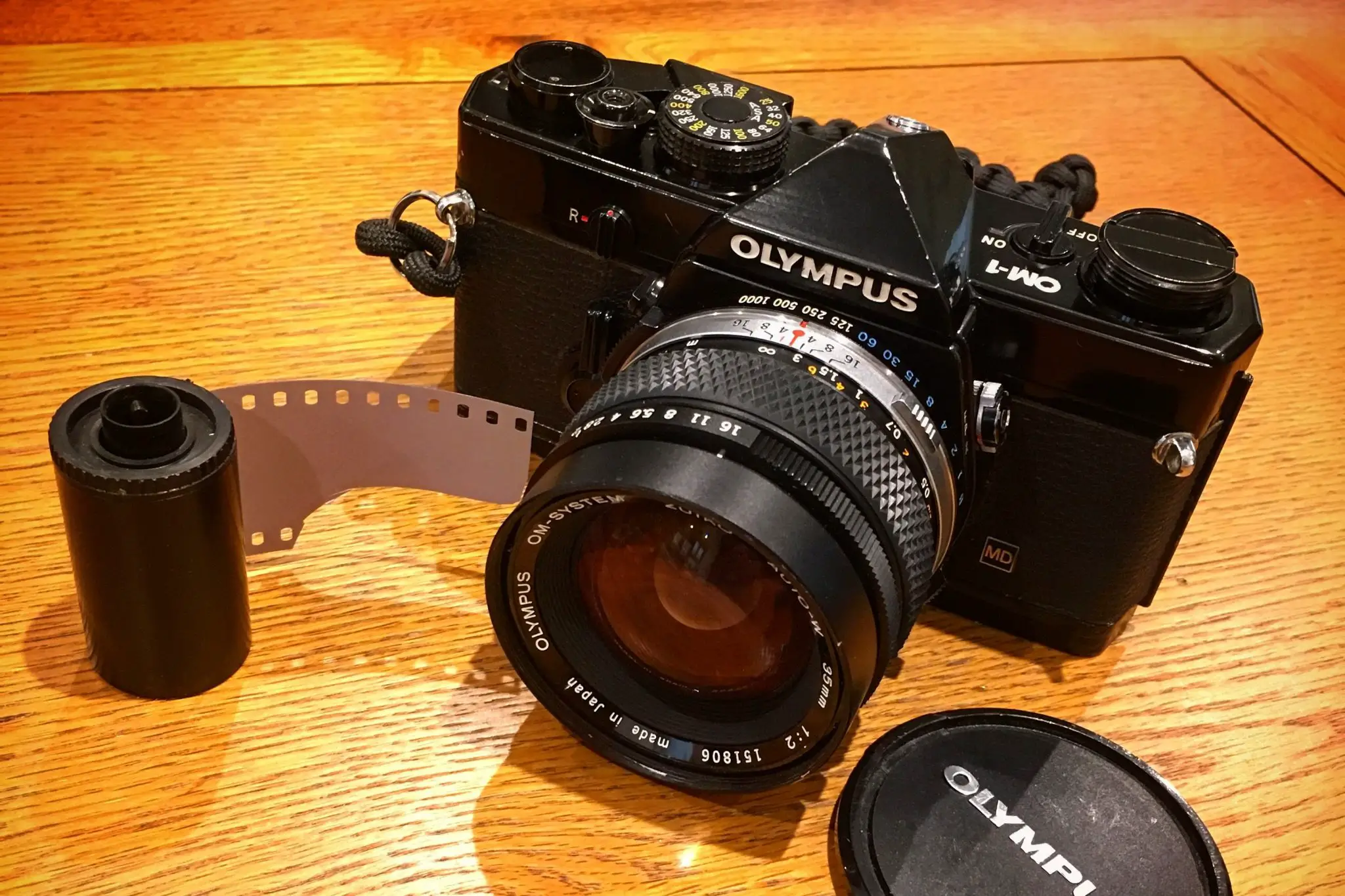 オリンパス OM-1 MD OLYMPUS OM-1 MD OM1 MOTOR DRIVE 銀 動作確認済