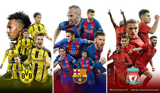 iOS/Android版「ウイニングイレブン 2017」が本日配信。メッシ選手らを