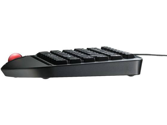 サンワサプライ エルゴノミクスキーボード(トラックボール付き) SKB