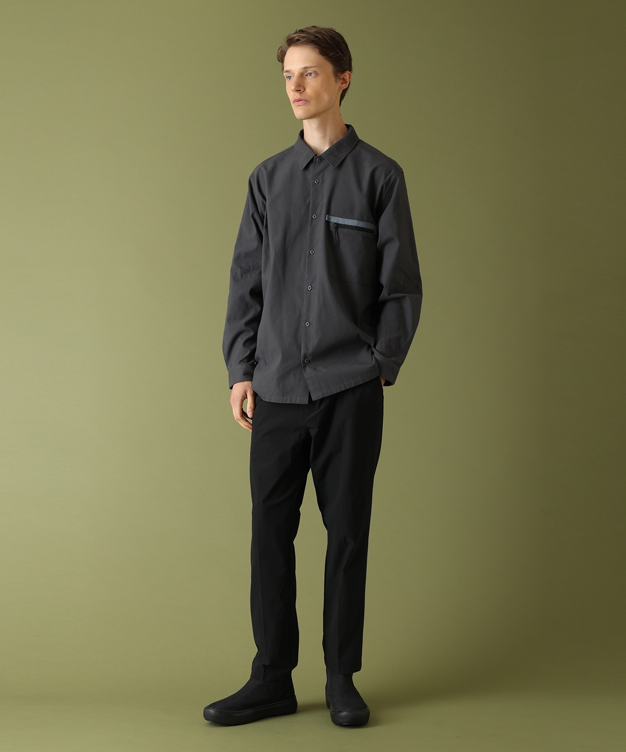 COLUMBIA BLACK LABEL】イザベラロードシャツ(S Shark)│コロンビア