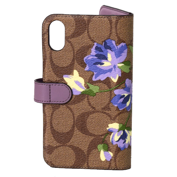 COACH】コーチ コーティングキャンパス シグネチャー リリー ブーケ 花