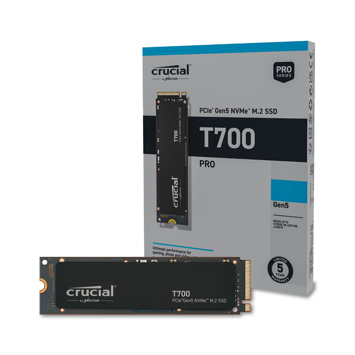 CT2000T700SSD3JP | Crucial T700 ハイエンド M.2 NVMe接続SSD 2TB