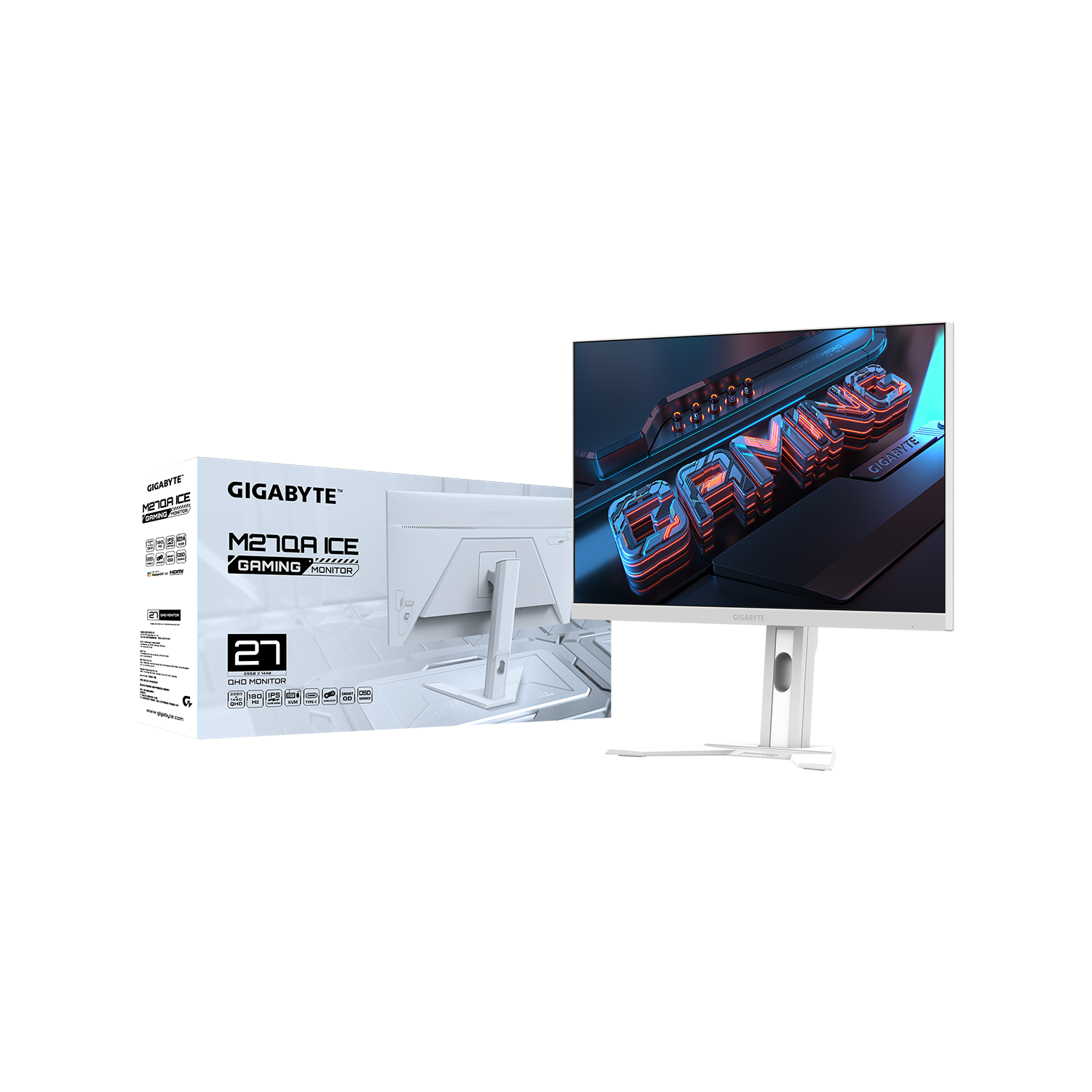 GIGABYTE M27QA ICE | GIGABYTE M27QA ICE | GIGABYTE(ギガバイト) 27