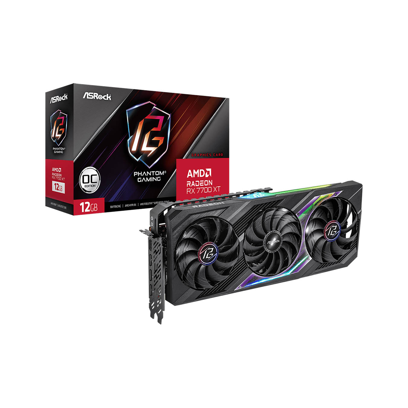 RX7700XT PG 12GO | RX7700XT PG 12GO | ASRock(アスロック) Radeon RX