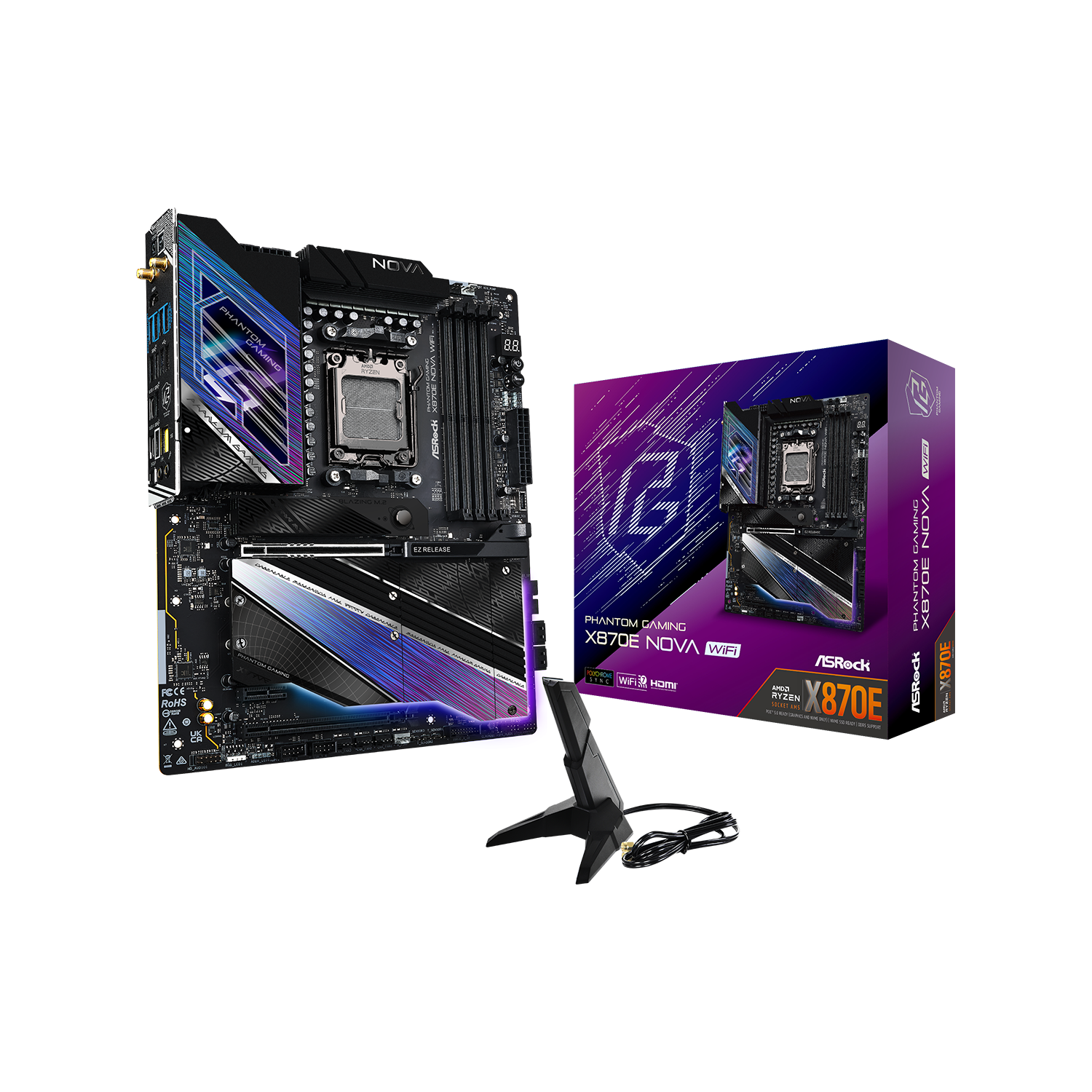 B550 Phantom Gaming-ITX/ax | ASRock(アスロック) Socket AM4 AMD