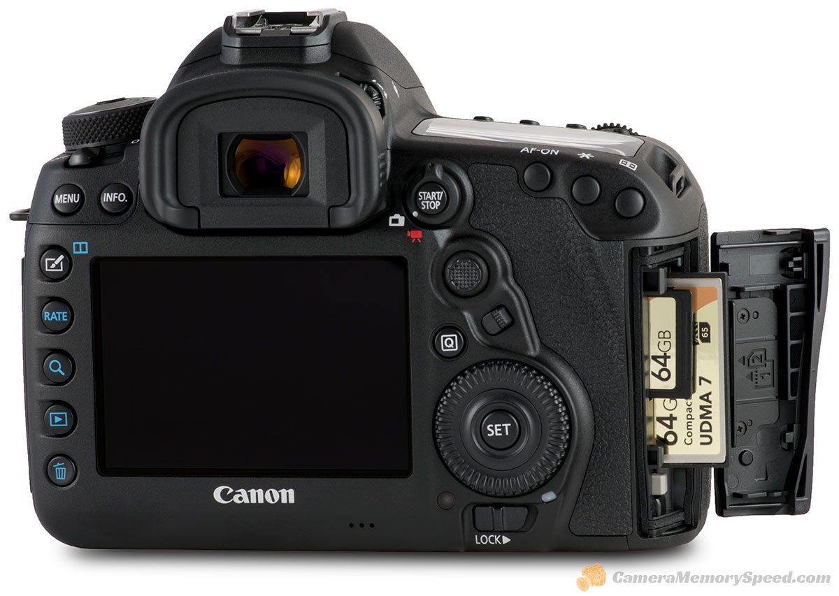 Fastest SD and CF Cards for the Canon 5D Mark IV - A comparison of