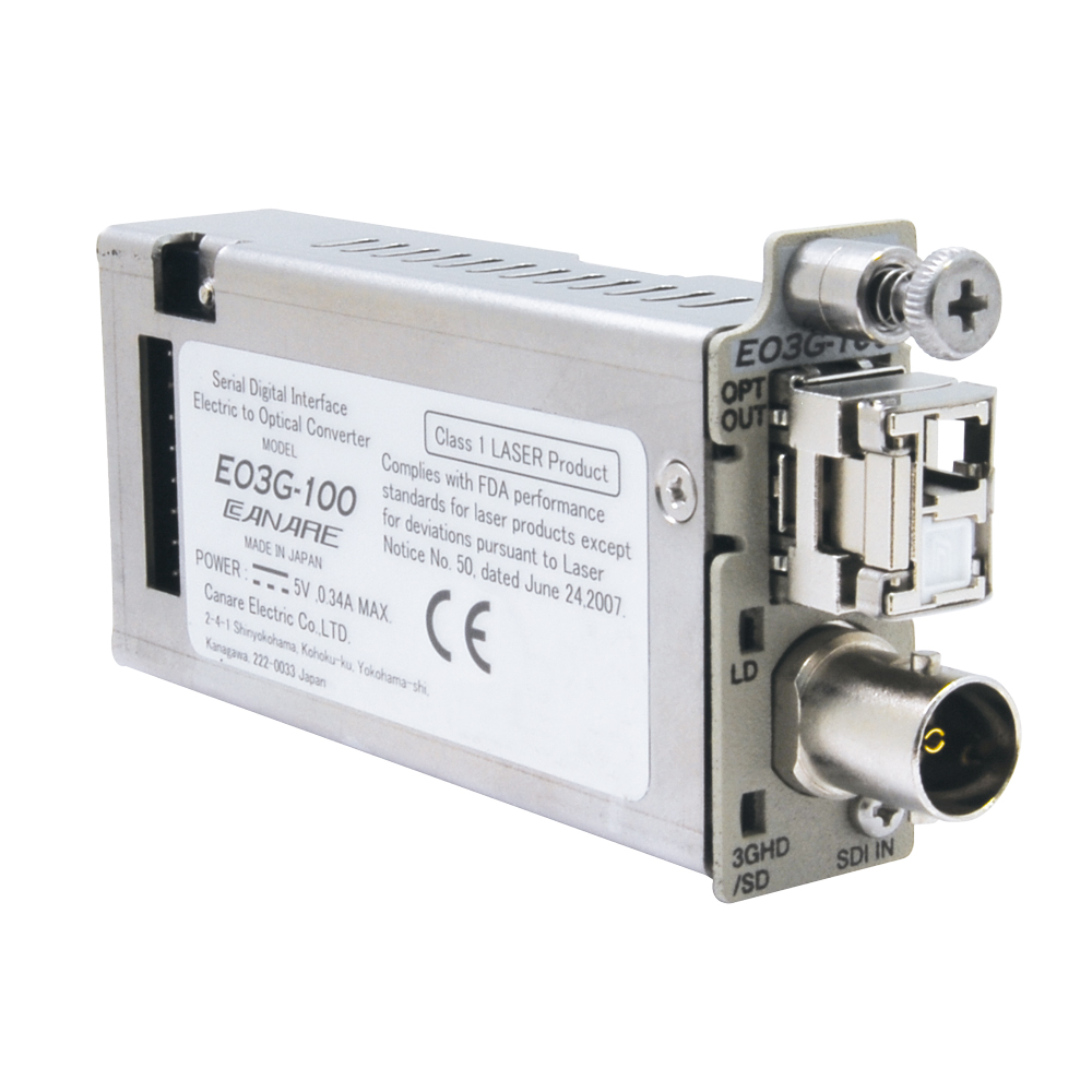 3G-SDI 光コンバータ [TX] | 光伝送システム | カナレ電気