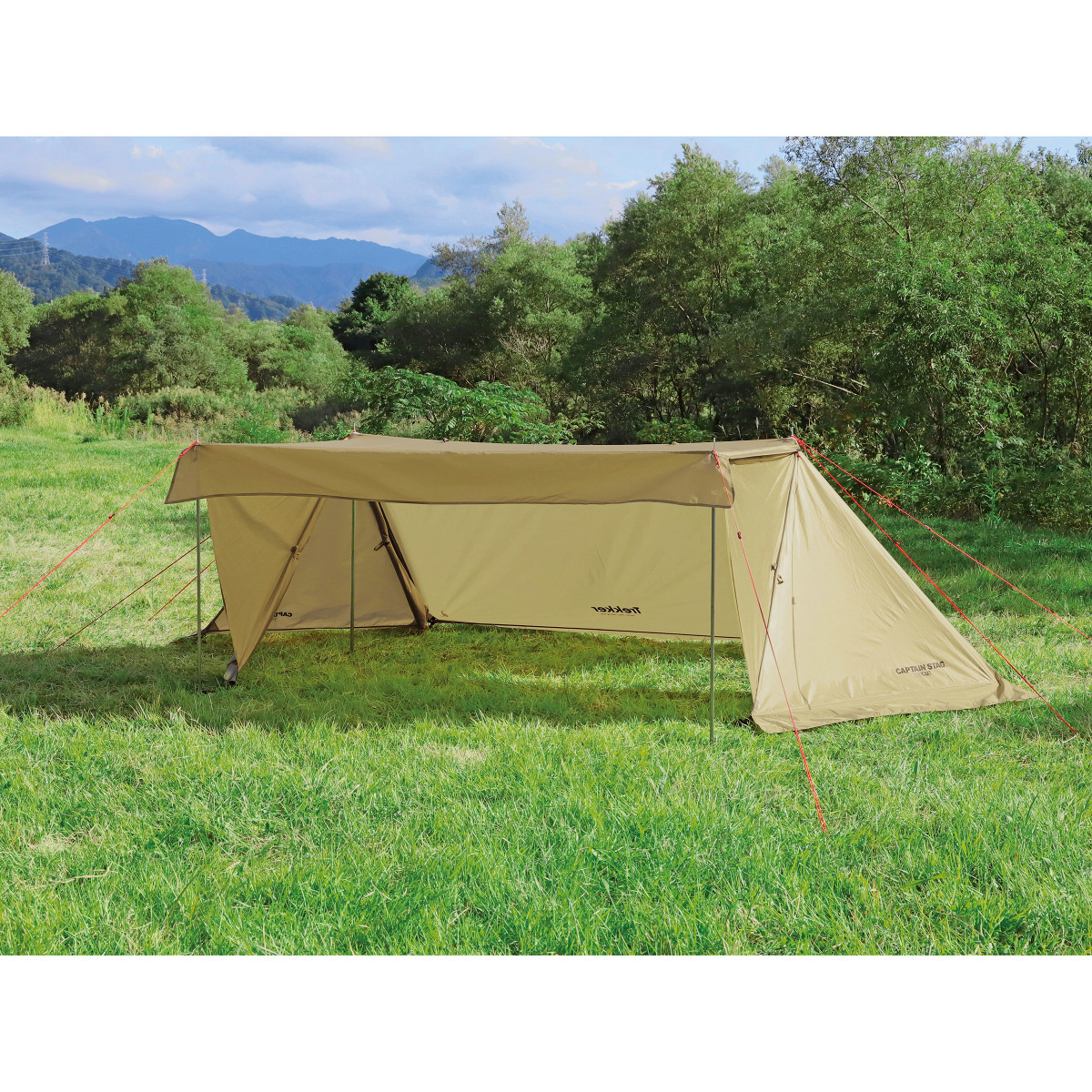 トレッカー キャンプベースソロUV（カーキ） - アウトドア・キャンプ