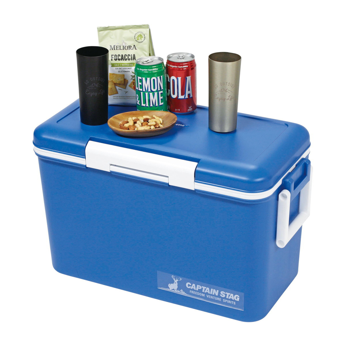 シエロクーラーボックス35（マットブルー） - アウトドア・キャンプ