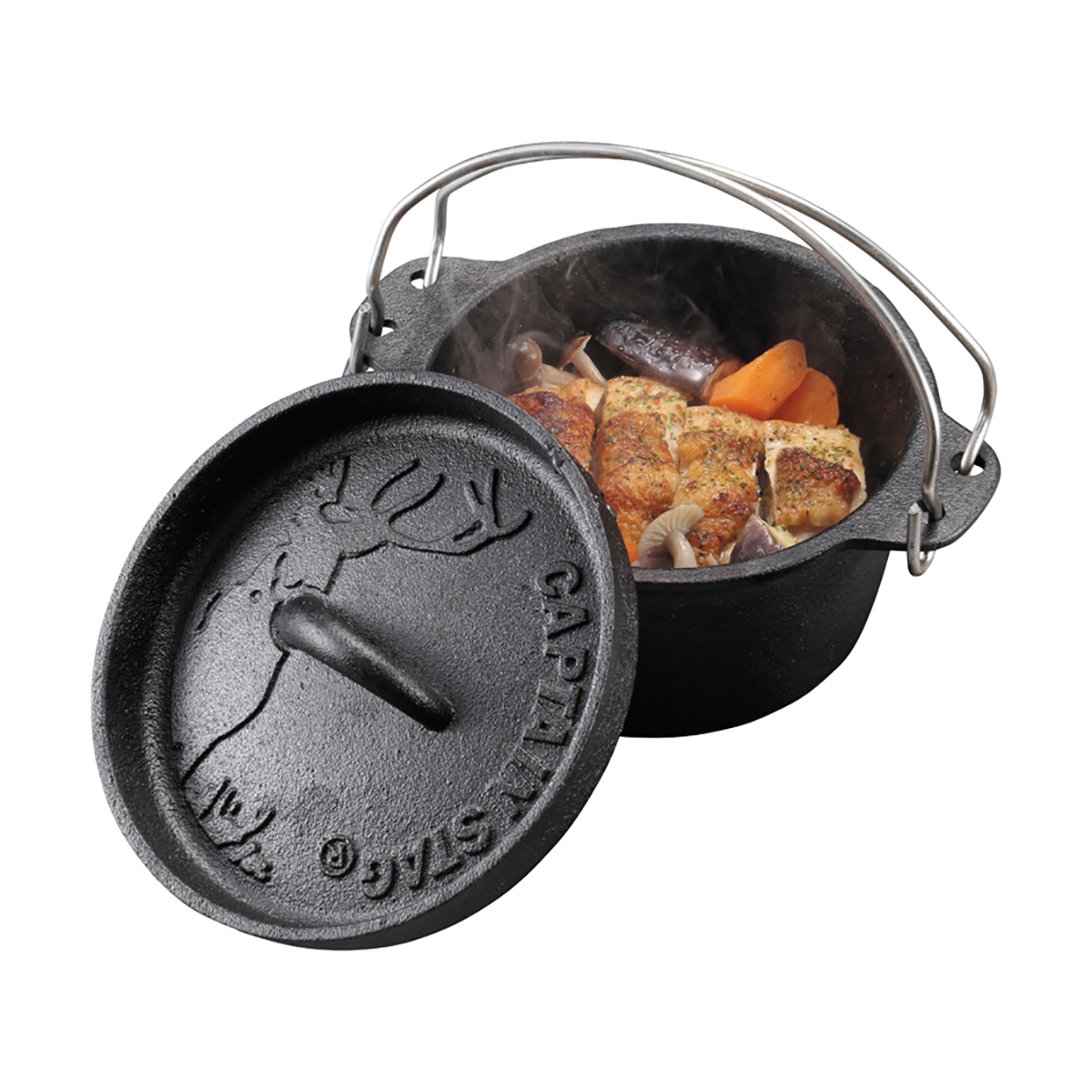 ダッチオーブン 14cm - アウトドア・キャンプ用品 - キャプテンスタッグ