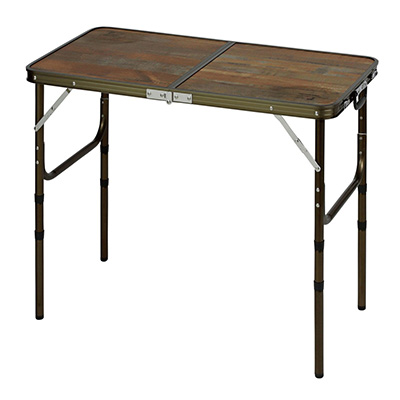 ビストロ フォールディングテーブル 90×45 ＜高さ4段階調節付